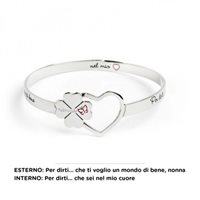 Bracciale Marlù Donna Nel Mio Cuore in Acciaio 15BR036 - 15BR036